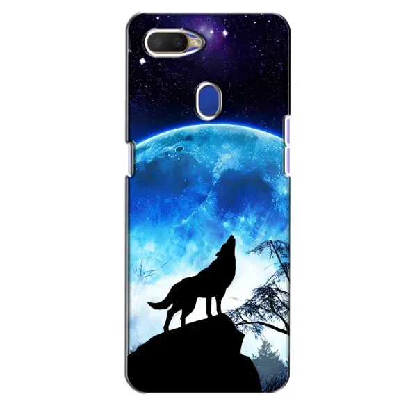 Чехол с рисунком «Воет на луну» для OPPO A5s Чехол с рисунком «Воет на луну» для OPPO A5s