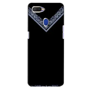 Силиконовый Чехол на Oppo A5s (Воротник вышиванки)
