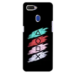 Чехол с рисунком «Значки Sony» для OPPO A5s