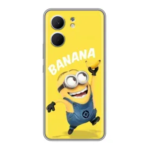 Мультяшный принт на Чехол для Оппо A5x (Banana)
