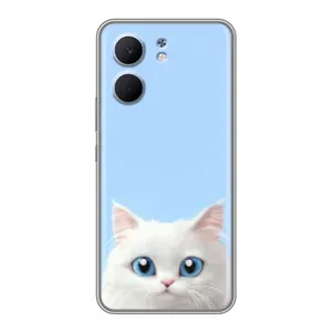 Чехол на тематику: Коты для OPPO A5x (Белый кот)