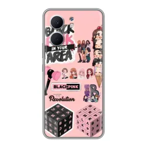 Чехлы с картинкой для OPPO A5x (BLACK PINK коллаж)