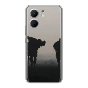 Чохли на військову тематику для OPPO A5x (Бій солдат)