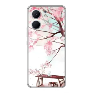 Чехол с принтом САКУРЫ на OPPO A5x (Чайная церемония)