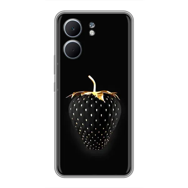 Чехол с рисунком «Чёрная клубника» для OPPO A5x
