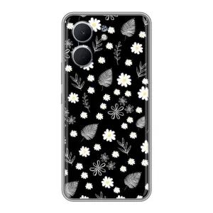 Чехлы с тематикой "ЦВЕТЫ" на OPPO A5x (цветение на чорном)