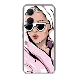 Чехол с картинкой Модные Девчонки OPPO A5x (Девушка в халате)