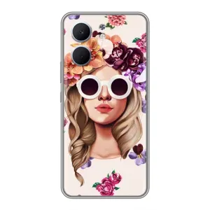 Чехол с картинкой Модные Девчонки OPPO A5x (Девушка в очках)
