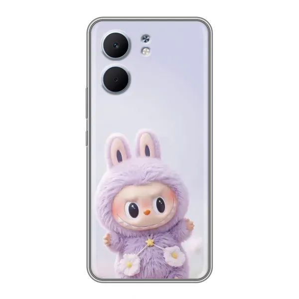 Чехол с рисунком «Фиолетовый Лабубу» для OPPO A5x Чехол с рисунком «Фиолетовый Лабубу» для OPPO A5x