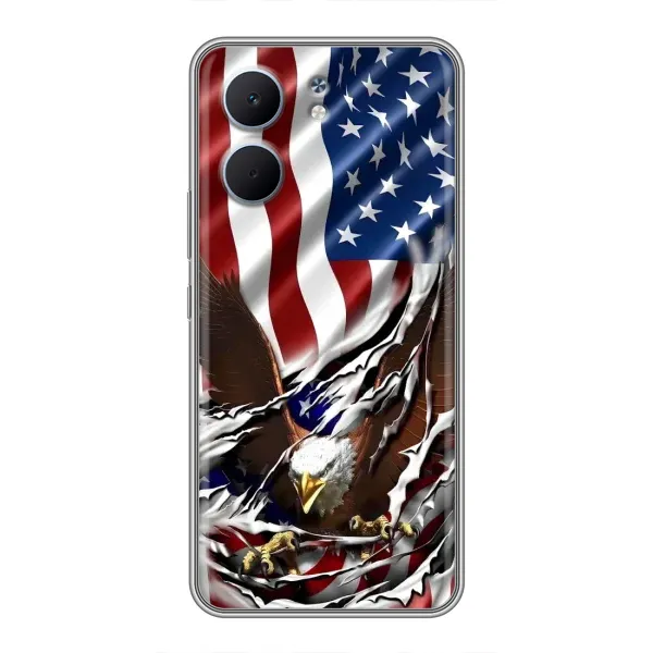 Чехол с рисунком «Флаг USA» для OPPO A5x Чехол с рисунком «Флаг USA» для OPPO A5x
