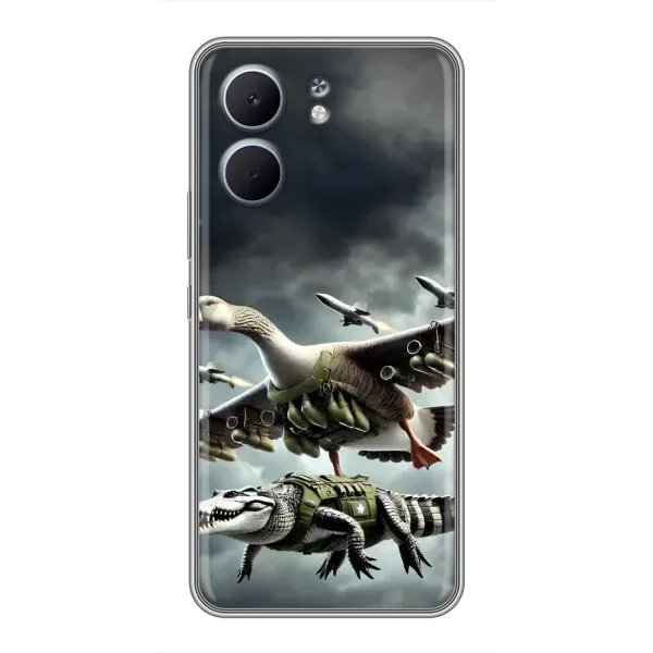 Чехол с рисунком «Гусини и крокодило» для OPPO A5x Чехол с рисунком «Гусини и крокодило» для OPPO A5x
