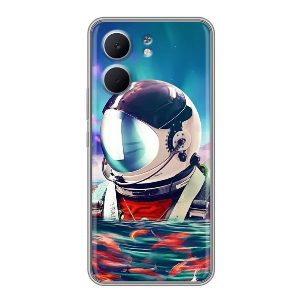 Чехол с рисунком «Космонавт в воде» для OPPO A5x Чехол с рисунком «Космонавт в воде» для OPPO A5x