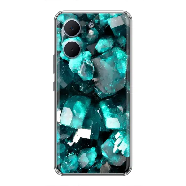 Чехол с рисунком «Кристалы» для OPPO A5x