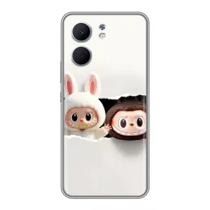 Чехол с принтом Лабубу для OPPO A5x (Фигурки Labubu)