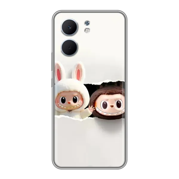 Чехол с рисунком «Фигурки Labubu» для OPPO A5x Чехол с рисунком «Фигурки Labubu» для OPPO A5x