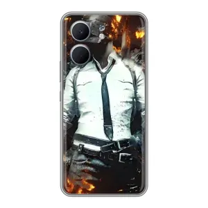 Чохол з картинкою "Герой Pubg" на OPPO A5x (Man Пубг)