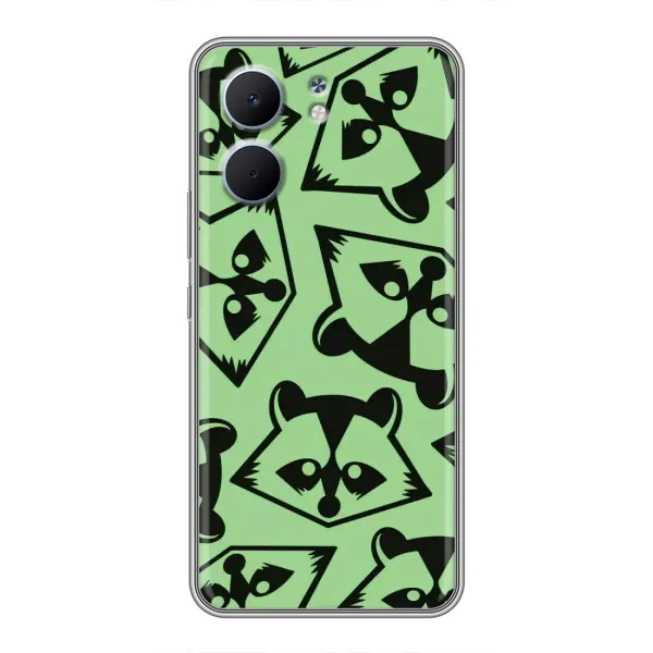 Чехол с рисунком «Мордочки Енота» для OPPO A5x Чехол с рисунком «Мордочки Енота» для OPPO A5x