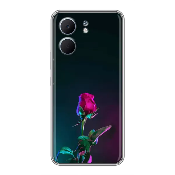 Чехол с рисунком «Ночная роза» для OPPO A5x