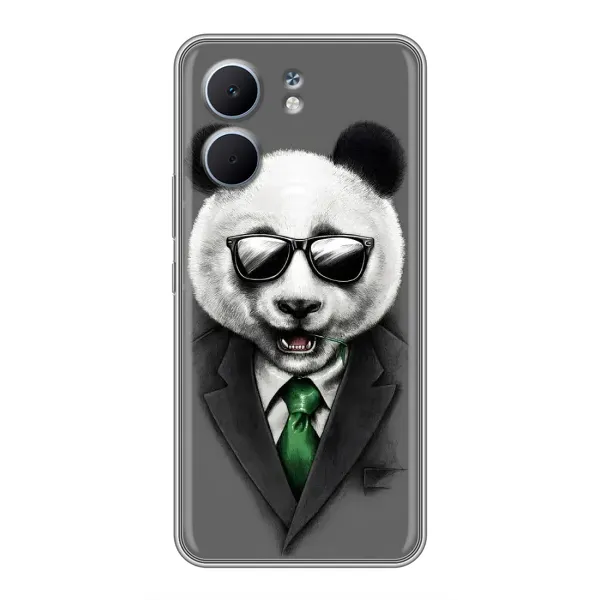 Чехол с рисунком «Панда в очках» для OPPO A5x