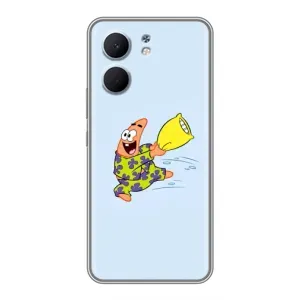 Чехлы с Патриком на OPPO A5x (Патрик с подушкой)
