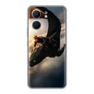 Чехол дракон Беззубик для OPPO A5x (Полет Беззубика)