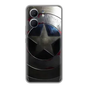 Чохол с Щітом Капітана Америки на OPPO A5x (Ретро Щит Капітана)
