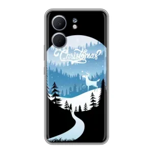 Силіконовий бампер на різдво для OPPO A5x (Різдвяний Олень)