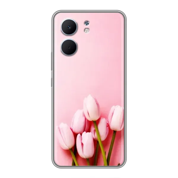 Чехол с рисунком «Розовые тюльпаны» для OPPO A5x