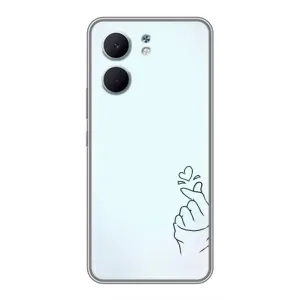 Чехлы (Знак сердечка) на OPPO A5x (Сердце на голубом)