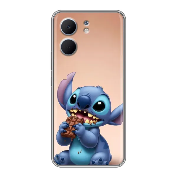 Чехол с рисунком «Стич с шоколадом» для OPPO A5x Чехол с рисунком «Стич с шоколадом» для OPPO A5x