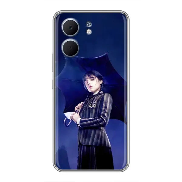 Чехол с рисунком «Уэнсдей с зонтом» для OPPO A5x Чехол с рисунком «Уэнсдей с зонтом» для OPPO A5x
