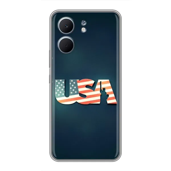 Чехол с рисунком «USA» для OPPO A5x Чехол с рисунком «USA» для OPPO A5x