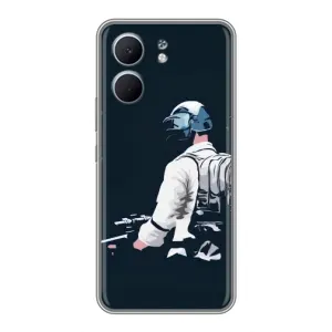 Чохол з картинкою "Герой Pubg" на OPPO A5x (В екіперівці)