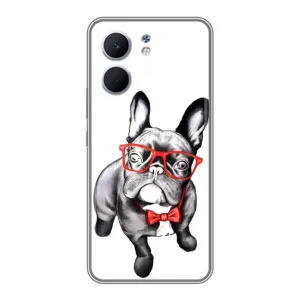 Бампер для OPPO A5x с картинкой "Песики" (В очках)