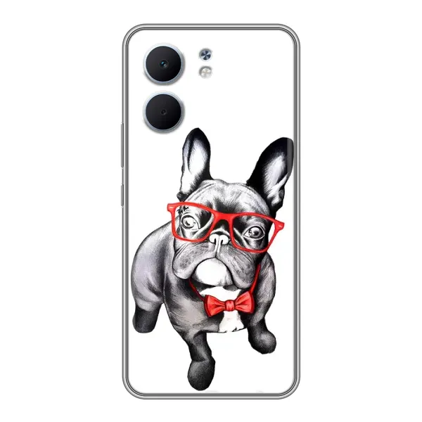 Чехол с рисунком «В очках» для OPPO A5x