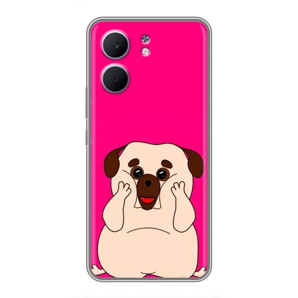 Чехол с рисунком «Веселый Мопсик» для OPPO A5x