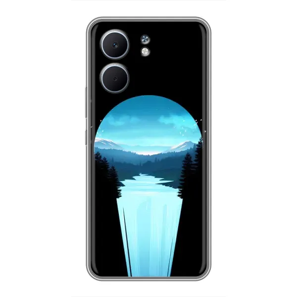 Чехол с рисунком «Синий Водопад» для OPPO A5x