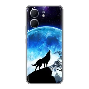 Чехол с Волком на OPPO A5x (Воет на луну)