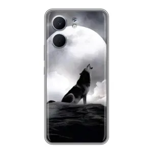 Чехол с Волком на OPPO A5x (Волк и луна)
