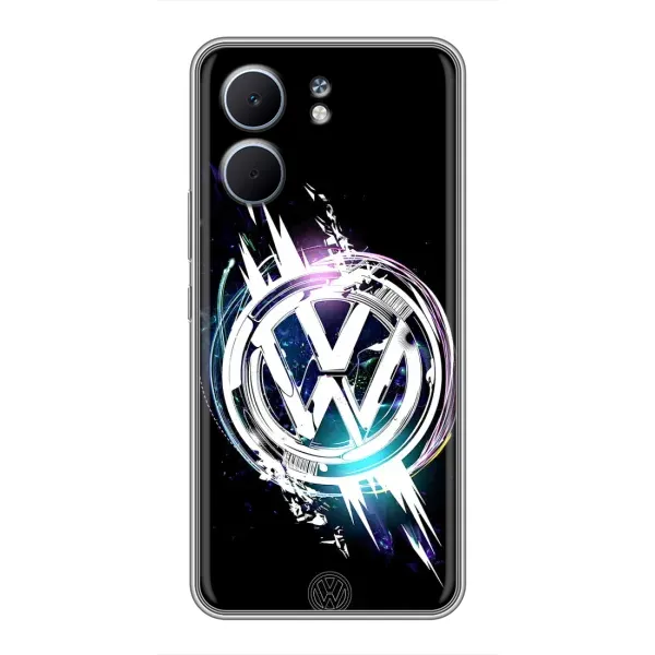 Чехол с рисунком «Volkswagen на черном» для OPPO A5x Чехол с рисунком «Volkswagen на черном» для OPPO A5x