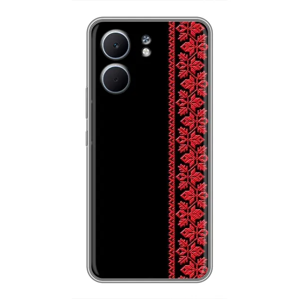 Чехол с рисунком «Вышиванка на черном» для OPPO A5x Чехол с рисунком «Вышиванка на черном» для OPPO A5x