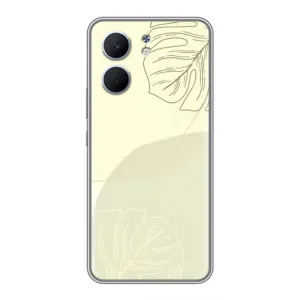 Чехол цветочный дизайн для OPPO A5x (Зелёный фон)