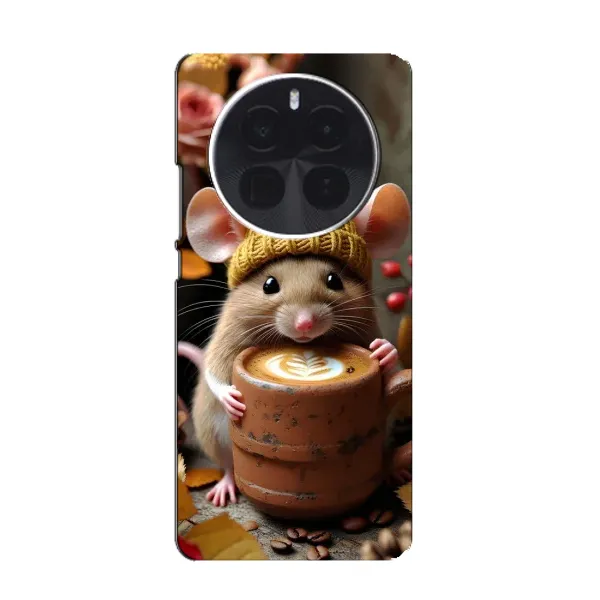 Чехол с рисунком «Мышка с кофе» для OPPO A6 Max Чехол с рисунком «Мышка с кофе» для OPPO A6 Max