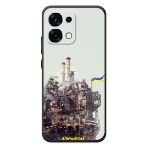 Чехлы на военную тематику для OPPO A6 Pro (Азовсталь)
