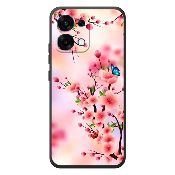 Чехол с рисунком «Бабочки на сакуре» для OPPO A6 Pro Чехол с рисунком «Бабочки на сакуре» для OPPO A6 Pro
