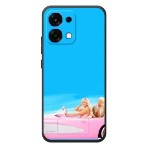 Силиконовый Чехол Барби Фильм на OPPO A6 Pro (Барби и Кен)