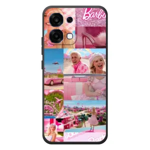 Силиконовый Чехол Барби Фильм на OPPO A6 Pro (Барби стиль)