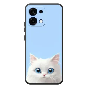 Чехол на тематику: Коты для OPPO A6 Pro (Белый кот)