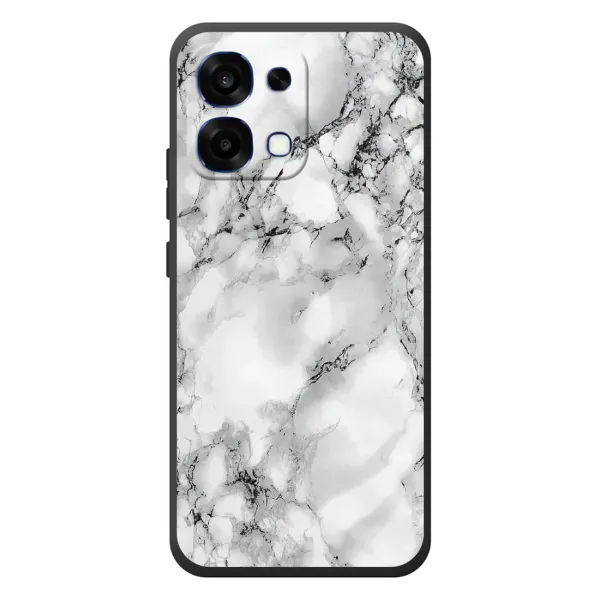 Чехол с рисунком «Белый мрамор» для OPPO A6 Pro