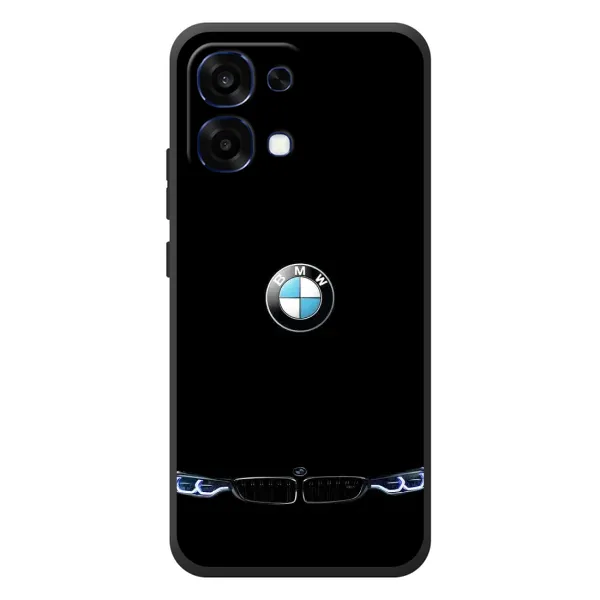 Чехол с рисунком «Черный BMW» для OPPO A6 Pro